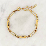 Engraved Bracelet Tags - Bumble Jewelry