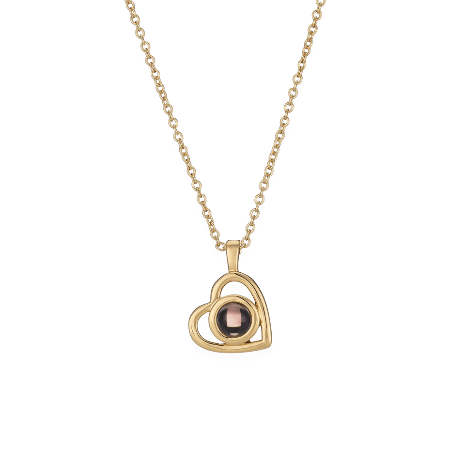 Personalized Heart Photo Necklace - Bumble Jewelry