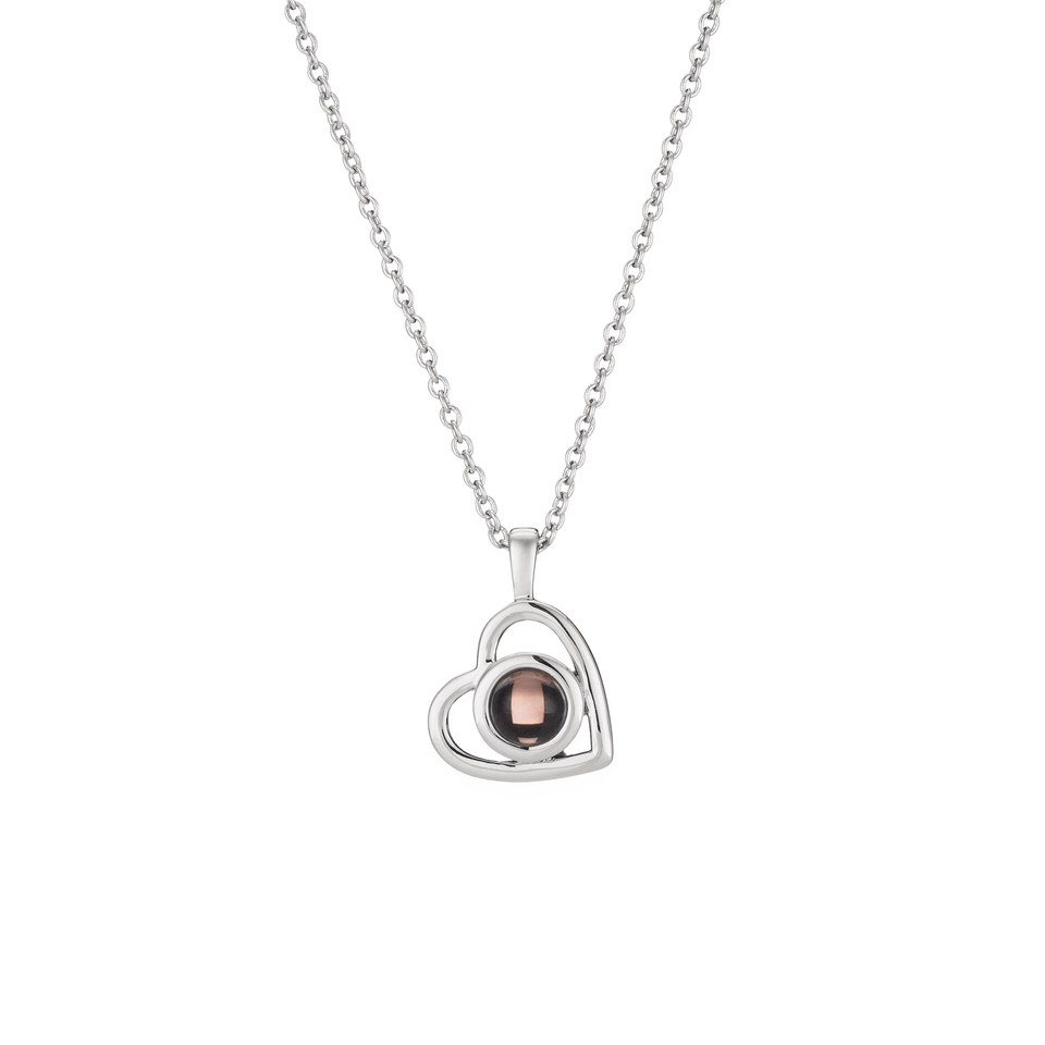 Personalized Heart Photo Necklace - Bumble Jewelry