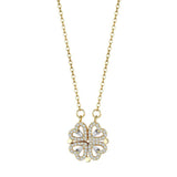 CLOVER HEARTS NECKLACE - Bumble Jewelry