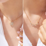 CLOVER HEARTS NECKLACE - Bumble Jewelry