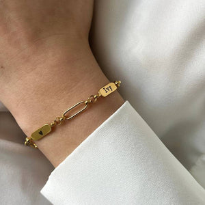 Engraved Bracelet Tags - Bumble Jewelry
