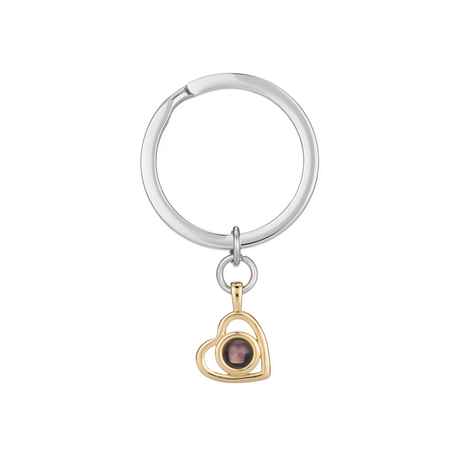 Personalized Heart Photo Keychain - Bumble Jewelry