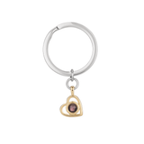 Personalized Heart Photo Keychain - Bumble Jewelry