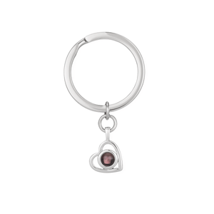 Personalized Heart Photo Keychain - Bumble Jewelry